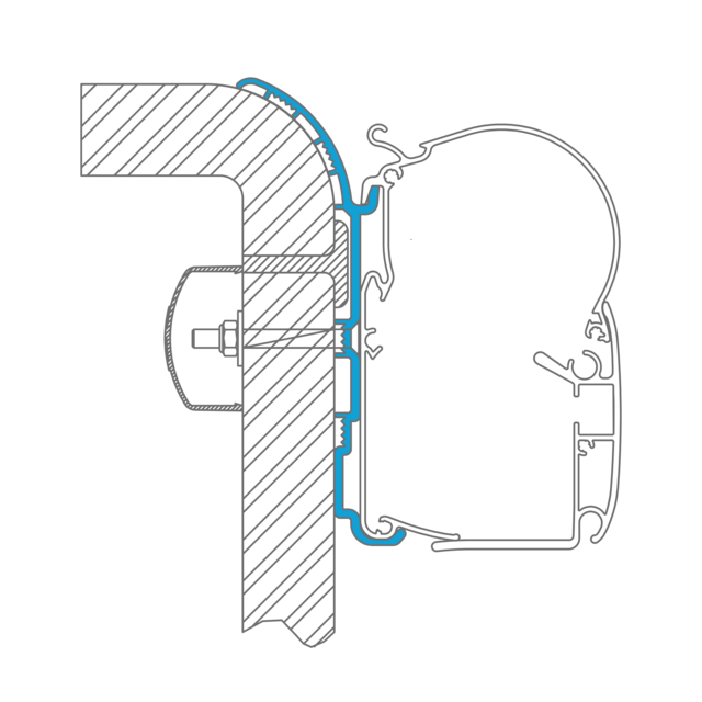 Dometic PerfectWall Adapter 012