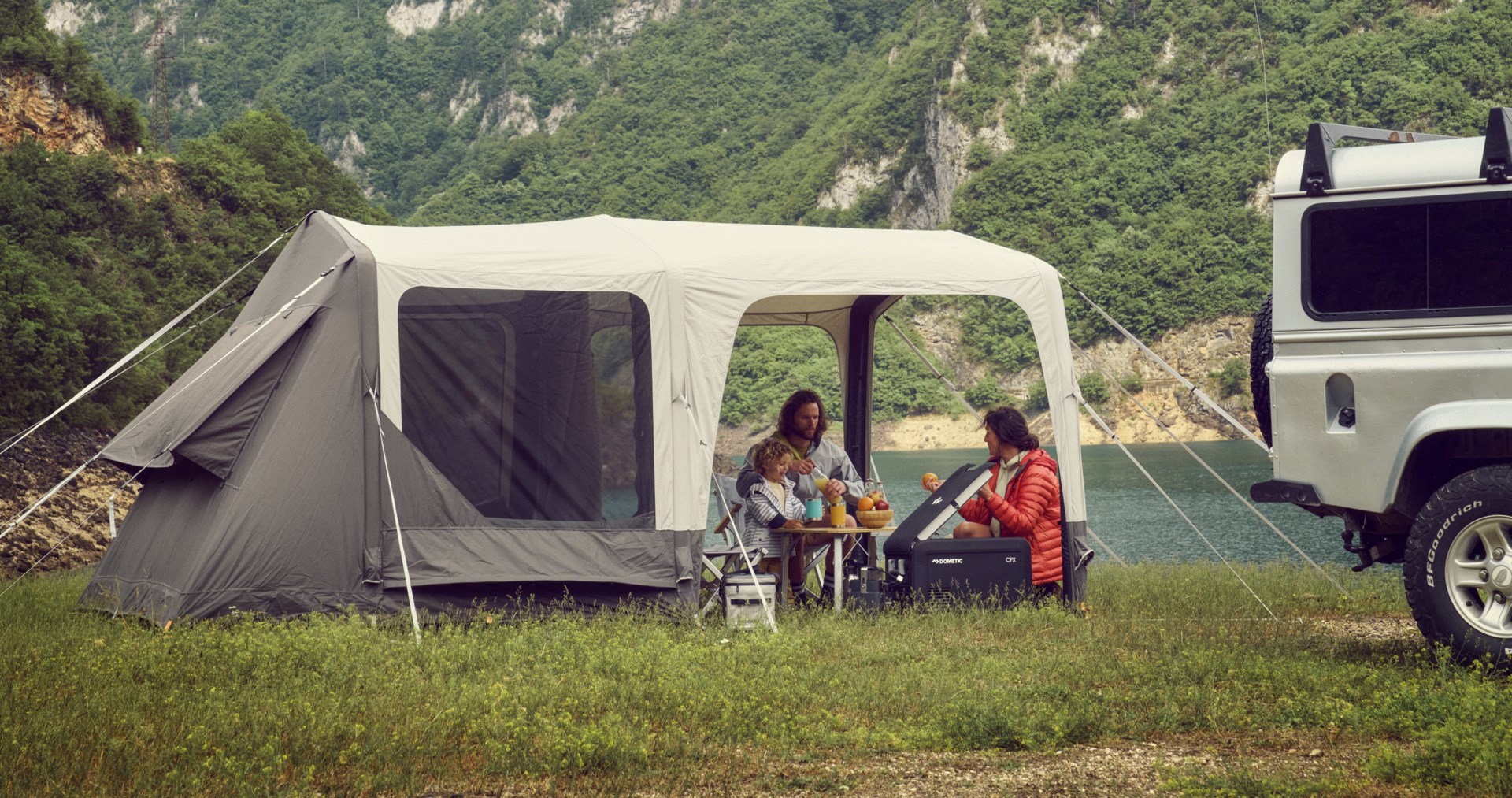 Kompakta campingtält