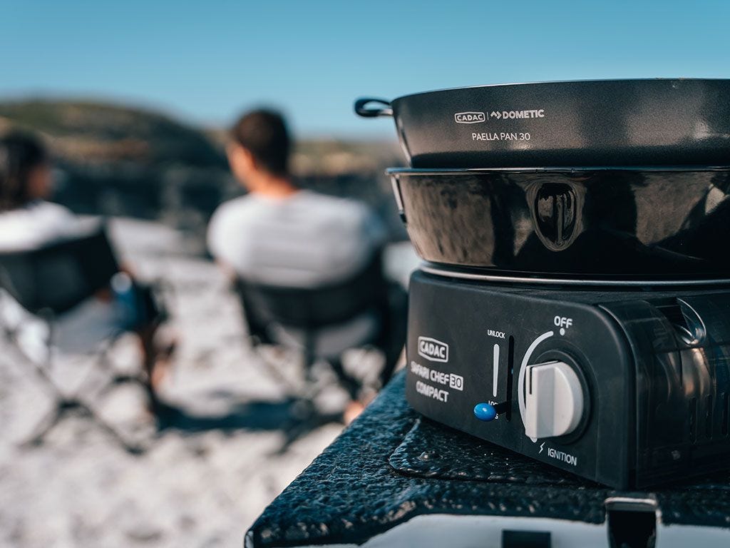 Safari Chef 30 Compact/ Portable 6 Piece/ Gas Barbeque/ Camp