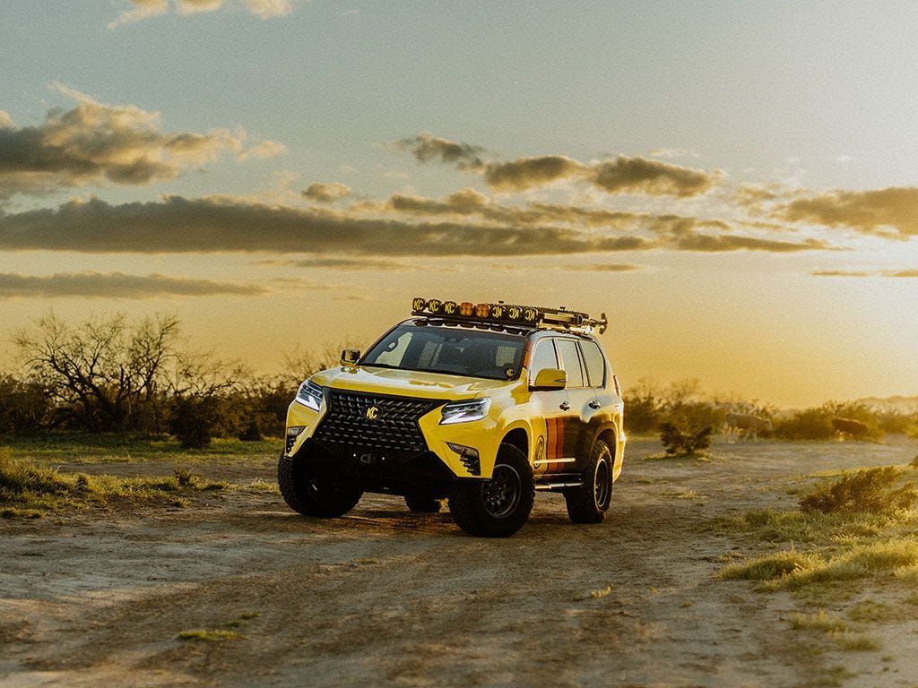 Front Runner Lexus GX460 Slimline II Roof Rack Kit | Dometic