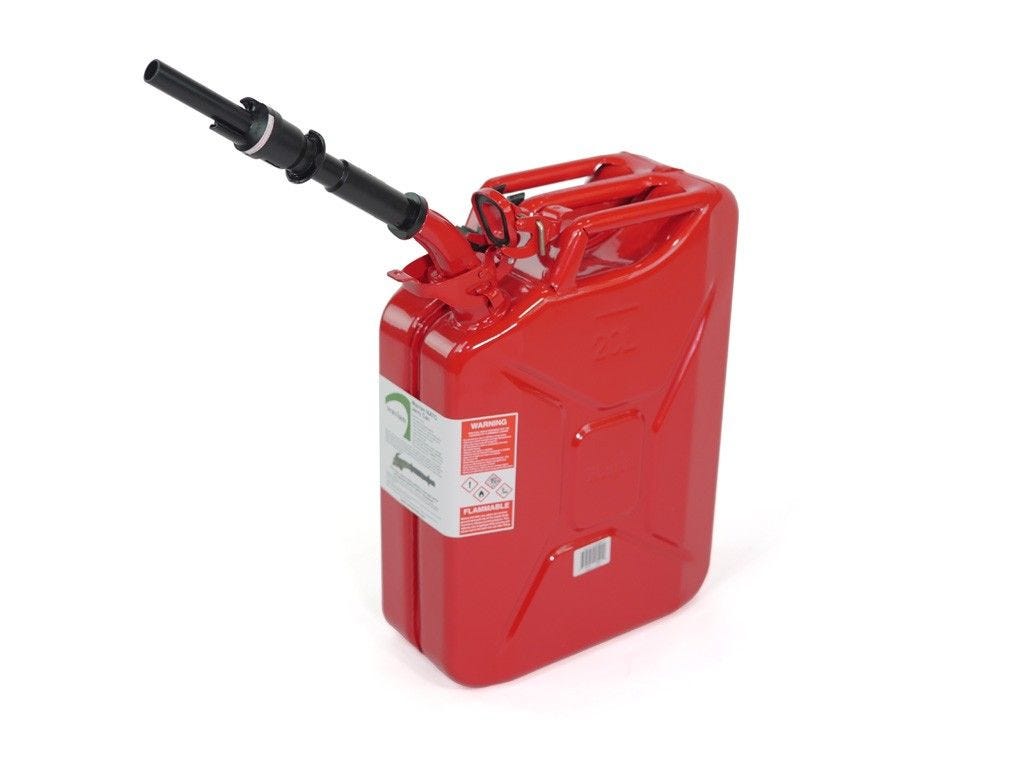 20l Red Fuel Jerry Can w/ Spout | Dometic